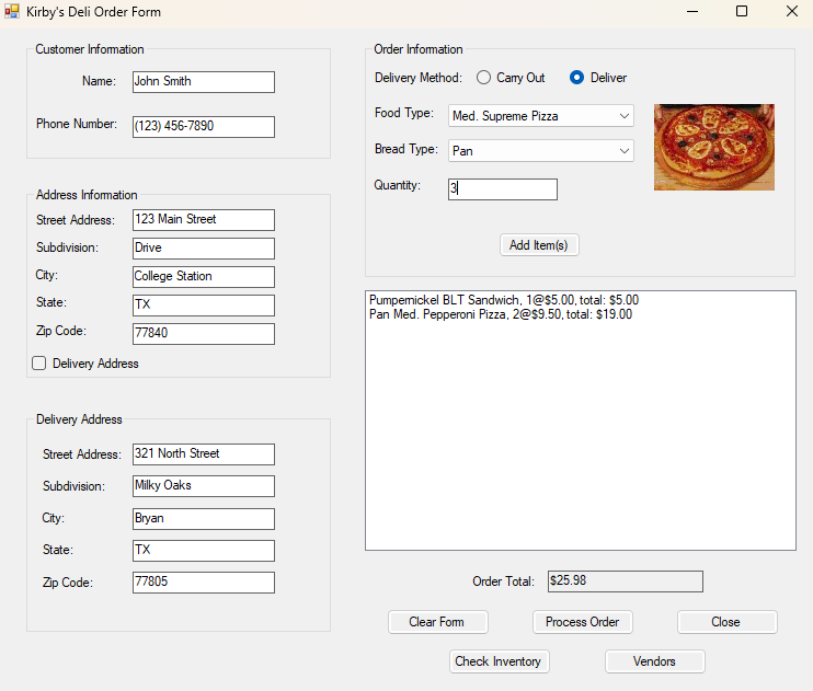 Deli POS System